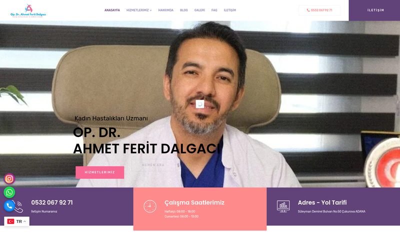 Op. Dr. Ahmet Feri̇t Dalgaci web sitesi
